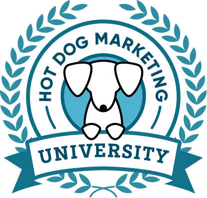 Hot Dog Marketing University Logo