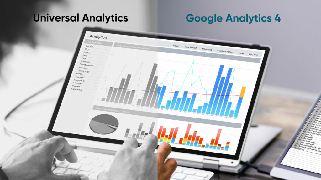 Universal Analytics vs Google Analytics 4 Hot dog Marketing